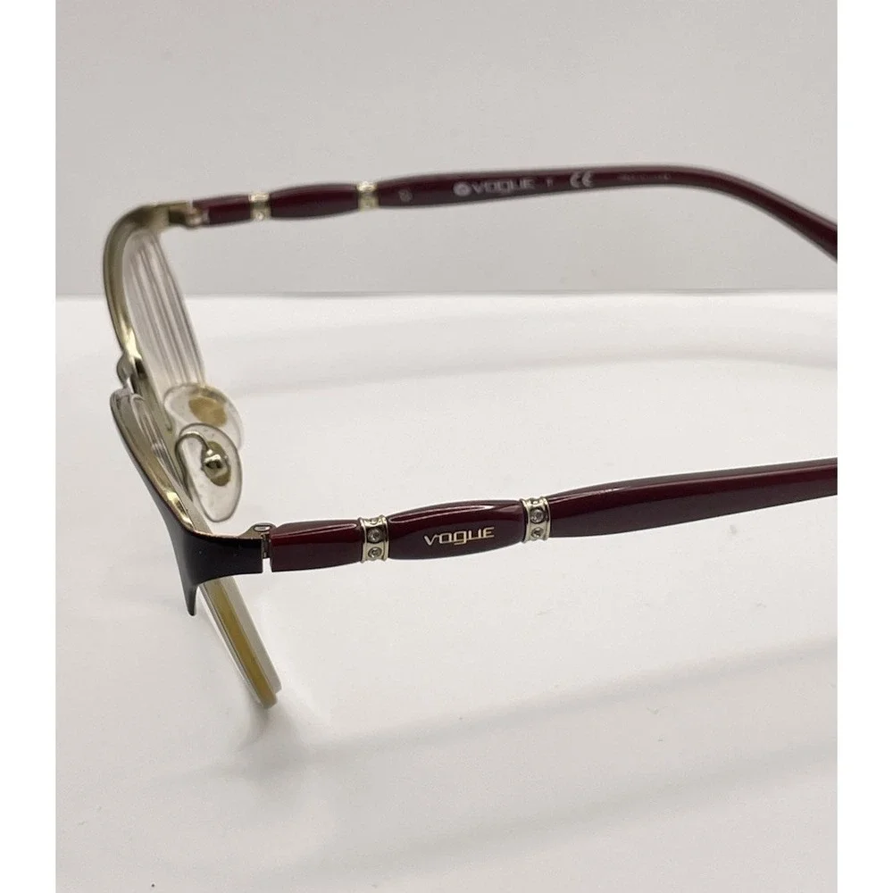 VOGUE VO3987B 986 Top Bordeaux Purple Pale Gold Women's FRAME ONLY‎ 52/16/135
